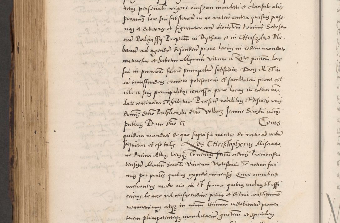 Zdjęcie nr 952 dla obiektu archiwalnego: Acta actorum causarum, sentenciarum diffinitivarum quam interloquutiorum, decretorum, obligationum, quietationum et constitutionum procuratorum coram reverndo domino Petri Porembski preposito Ossviencimensi, canonico et officiali Cracoviensi generali ad annum Dimini 1556, inditione quatuor decima, pontificatus sanctissimi in Christo patris domini Pauli divina providencia pape IIII anno ispius.