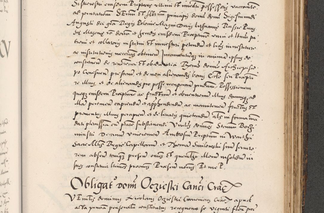 Zdjęcie nr 951 dla obiektu archiwalnego: Acta actorum causarum, sentenciarum diffinitivarum quam interloquutiorum, decretorum, obligationum, quietationum et constitutionum procuratorum coram reverndo domino Petri Porembski preposito Ossviencimensi, canonico et officiali Cracoviensi generali ad annum Dimini 1556, inditione quatuor decima, pontificatus sanctissimi in Christo patris domini Pauli divina providencia pape IIII anno ispius.