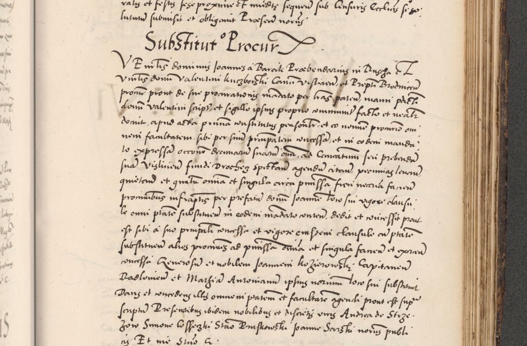 Zdjęcie nr 935 dla obiektu archiwalnego: Acta actorum causarum, sentenciarum diffinitivarum quam interloquutiorum, decretorum, obligationum, quietationum et constitutionum procuratorum coram reverndo domino Petri Porembski preposito Ossviencimensi, canonico et officiali Cracoviensi generali ad annum Dimini 1556, inditione quatuor decima, pontificatus sanctissimi in Christo patris domini Pauli divina providencia pape IIII anno ispius.