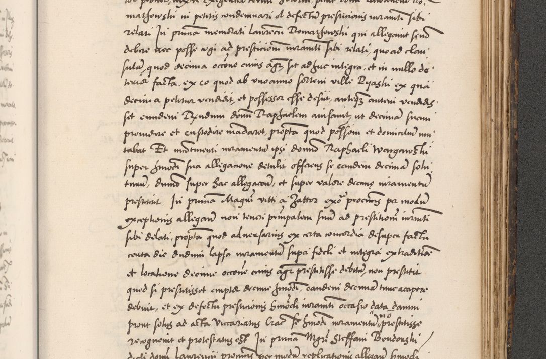Zdjęcie nr 923 dla obiektu archiwalnego: Acta actorum causarum, sentenciarum diffinitivarum quam interloquutiorum, decretorum, obligationum, quietationum et constitutionum procuratorum coram reverndo domino Petri Porembski preposito Ossviencimensi, canonico et officiali Cracoviensi generali ad annum Dimini 1556, inditione quatuor decima, pontificatus sanctissimi in Christo patris domini Pauli divina providencia pape IIII anno ispius.