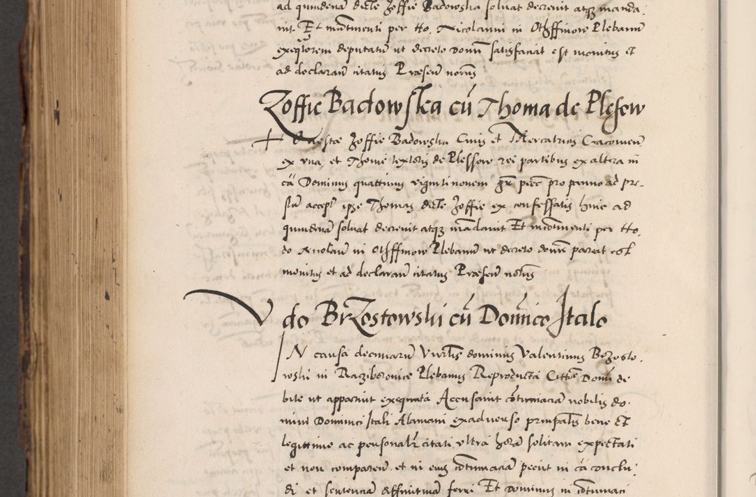 Zdjęcie nr 916 dla obiektu archiwalnego: Acta actorum causarum, sentenciarum diffinitivarum quam interloquutiorum, decretorum, obligationum, quietationum et constitutionum procuratorum coram reverndo domino Petri Porembski preposito Ossviencimensi, canonico et officiali Cracoviensi generali ad annum Dimini 1556, inditione quatuor decima, pontificatus sanctissimi in Christo patris domini Pauli divina providencia pape IIII anno ispius.