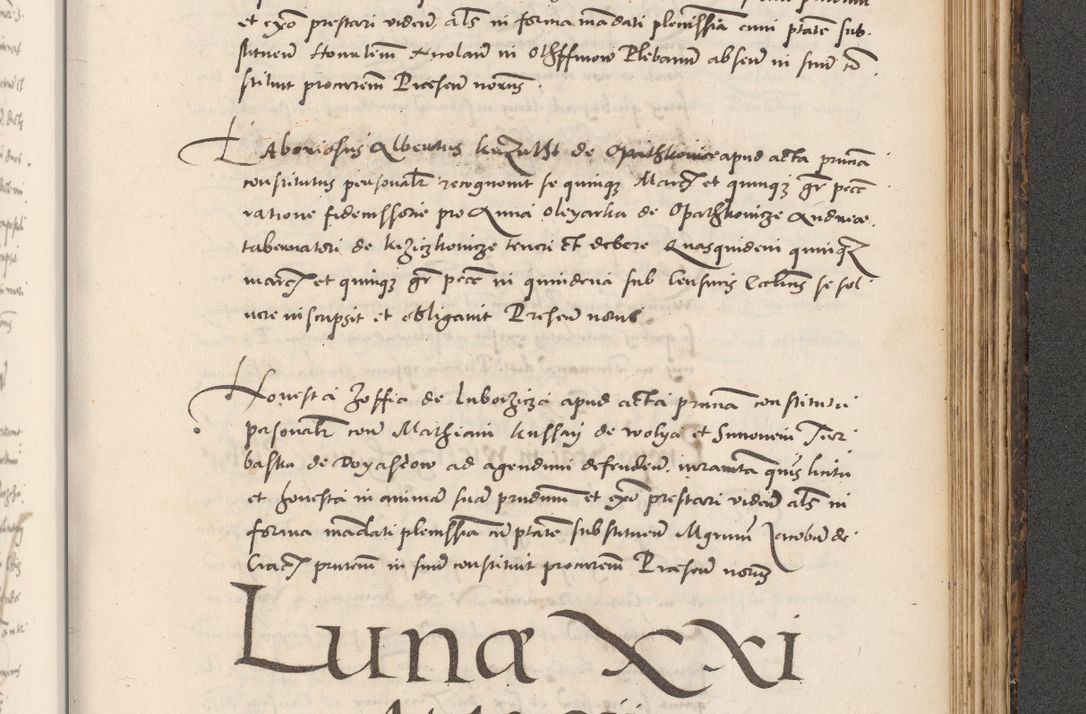 Zdjęcie nr 909 dla obiektu archiwalnego: Acta actorum causarum, sentenciarum diffinitivarum quam interloquutiorum, decretorum, obligationum, quietationum et constitutionum procuratorum coram reverndo domino Petri Porembski preposito Ossviencimensi, canonico et officiali Cracoviensi generali ad annum Dimini 1556, inditione quatuor decima, pontificatus sanctissimi in Christo patris domini Pauli divina providencia pape IIII anno ispius.