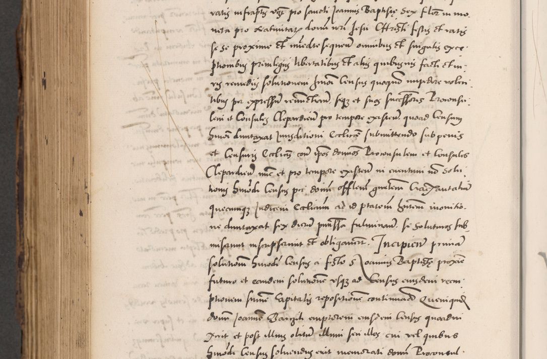Zdjęcie nr 906 dla obiektu archiwalnego: Acta actorum causarum, sentenciarum diffinitivarum quam interloquutiorum, decretorum, obligationum, quietationum et constitutionum procuratorum coram reverndo domino Petri Porembski preposito Ossviencimensi, canonico et officiali Cracoviensi generali ad annum Dimini 1556, inditione quatuor decima, pontificatus sanctissimi in Christo patris domini Pauli divina providencia pape IIII anno ispius.