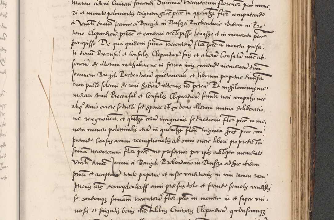 Zdjęcie nr 905 dla obiektu archiwalnego: Acta actorum causarum, sentenciarum diffinitivarum quam interloquutiorum, decretorum, obligationum, quietationum et constitutionum procuratorum coram reverndo domino Petri Porembski preposito Ossviencimensi, canonico et officiali Cracoviensi generali ad annum Dimini 1556, inditione quatuor decima, pontificatus sanctissimi in Christo patris domini Pauli divina providencia pape IIII anno ispius.