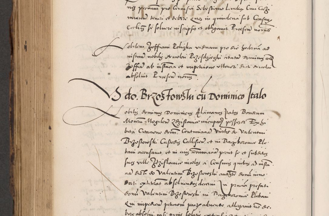 Zdjęcie nr 892 dla obiektu archiwalnego: Acta actorum causarum, sentenciarum diffinitivarum quam interloquutiorum, decretorum, obligationum, quietationum et constitutionum procuratorum coram reverndo domino Petri Porembski preposito Ossviencimensi, canonico et officiali Cracoviensi generali ad annum Dimini 1556, inditione quatuor decima, pontificatus sanctissimi in Christo patris domini Pauli divina providencia pape IIII anno ispius.