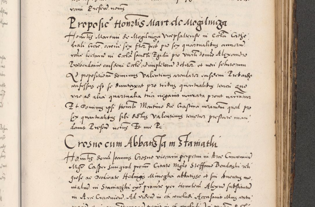 Zdjęcie nr 885 dla obiektu archiwalnego: Acta actorum causarum, sentenciarum diffinitivarum quam interloquutiorum, decretorum, obligationum, quietationum et constitutionum procuratorum coram reverndo domino Petri Porembski preposito Ossviencimensi, canonico et officiali Cracoviensi generali ad annum Dimini 1556, inditione quatuor decima, pontificatus sanctissimi in Christo patris domini Pauli divina providencia pape IIII anno ispius.