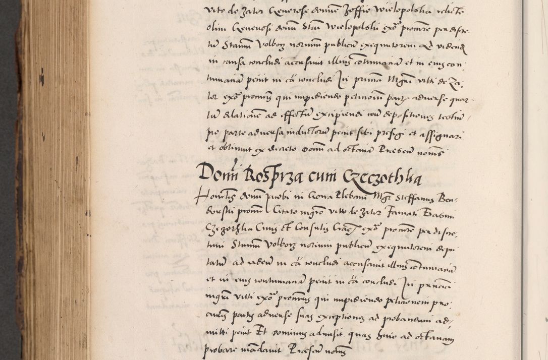 Zdjęcie nr 880 dla obiektu archiwalnego: Acta actorum causarum, sentenciarum diffinitivarum quam interloquutiorum, decretorum, obligationum, quietationum et constitutionum procuratorum coram reverndo domino Petri Porembski preposito Ossviencimensi, canonico et officiali Cracoviensi generali ad annum Dimini 1556, inditione quatuor decima, pontificatus sanctissimi in Christo patris domini Pauli divina providencia pape IIII anno ispius.