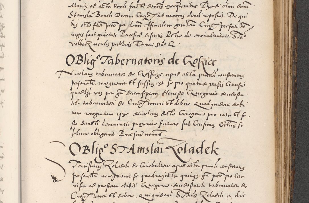 Zdjęcie nr 837 dla obiektu archiwalnego: Acta actorum causarum, sentenciarum diffinitivarum quam interloquutiorum, decretorum, obligationum, quietationum et constitutionum procuratorum coram reverndo domino Petri Porembski preposito Ossviencimensi, canonico et officiali Cracoviensi generali ad annum Dimini 1556, inditione quatuor decima, pontificatus sanctissimi in Christo patris domini Pauli divina providencia pape IIII anno ispius.