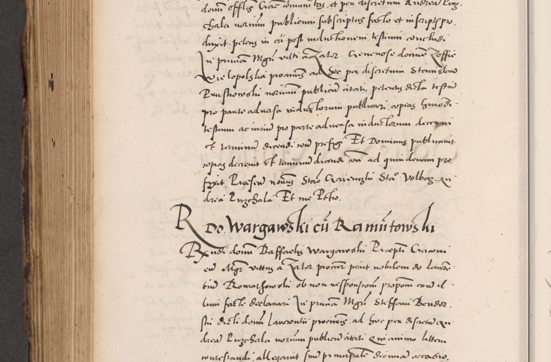 Zdjęcie nr 836 dla obiektu archiwalnego: Acta actorum causarum, sentenciarum diffinitivarum quam interloquutiorum, decretorum, obligationum, quietationum et constitutionum procuratorum coram reverndo domino Petri Porembski preposito Ossviencimensi, canonico et officiali Cracoviensi generali ad annum Dimini 1556, inditione quatuor decima, pontificatus sanctissimi in Christo patris domini Pauli divina providencia pape IIII anno ispius.