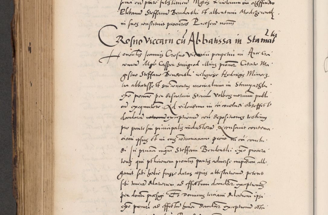 Zdjęcie nr 832 dla obiektu archiwalnego: Acta actorum causarum, sentenciarum diffinitivarum quam interloquutiorum, decretorum, obligationum, quietationum et constitutionum procuratorum coram reverndo domino Petri Porembski preposito Ossviencimensi, canonico et officiali Cracoviensi generali ad annum Dimini 1556, inditione quatuor decima, pontificatus sanctissimi in Christo patris domini Pauli divina providencia pape IIII anno ispius.