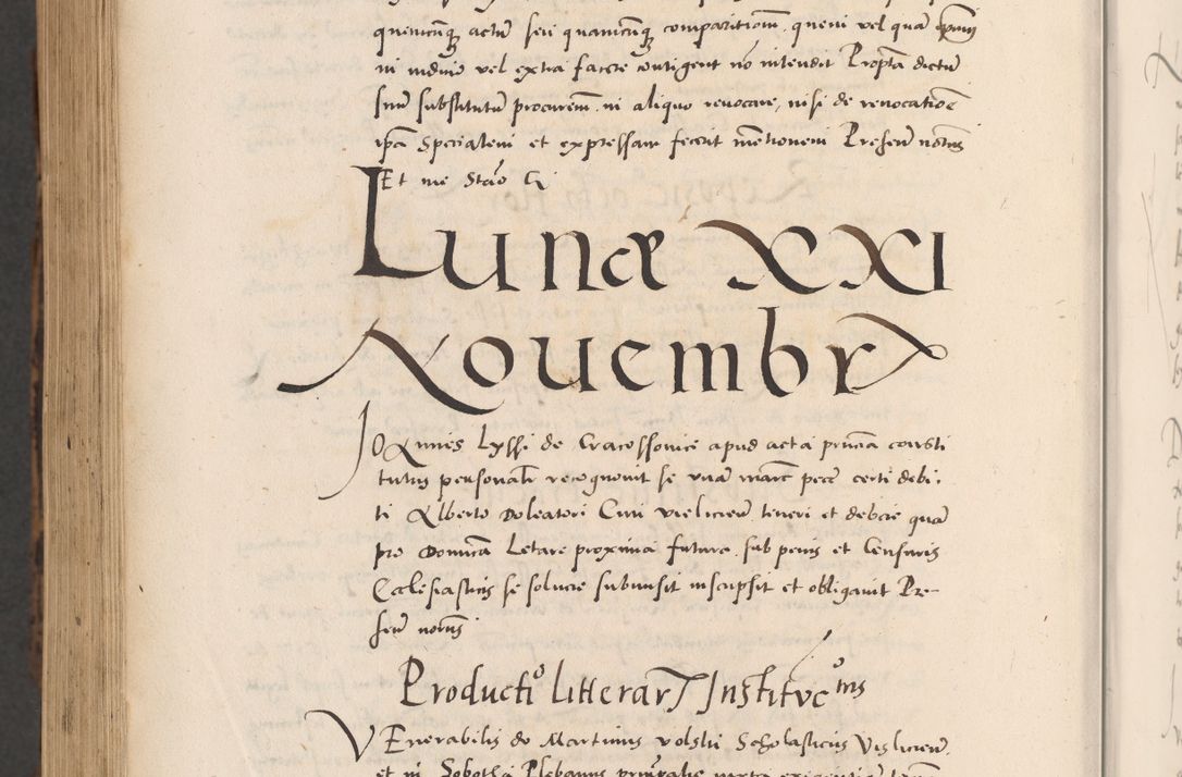 Zdjęcie nr 1142 dla obiektu archiwalnego: Acta actorum causarum, sentenciarum diffinitivarum quam interloquutiorum, decretorum, obligationum, quietationum et constitutionum procuratorum coram reverndo domino Petri Porembski preposito Ossviencimensi, canonico et officiali Cracoviensi generali ad annum Dimini 1556, inditione quatuor decima, pontificatus sanctissimi in Christo patris domini Pauli divina providencia pape IIII anno ispius.