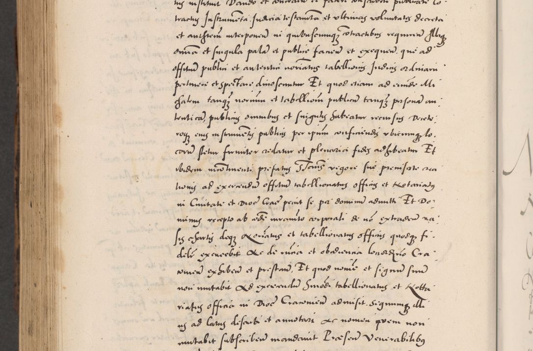 Zdjęcie nr 1134 dla obiektu archiwalnego: Acta actorum causarum, sentenciarum diffinitivarum quam interloquutiorum, decretorum, obligationum, quietationum et constitutionum procuratorum coram reverndo domino Petri Porembski preposito Ossviencimensi, canonico et officiali Cracoviensi generali ad annum Dimini 1556, inditione quatuor decima, pontificatus sanctissimi in Christo patris domini Pauli divina providencia pape IIII anno ispius.