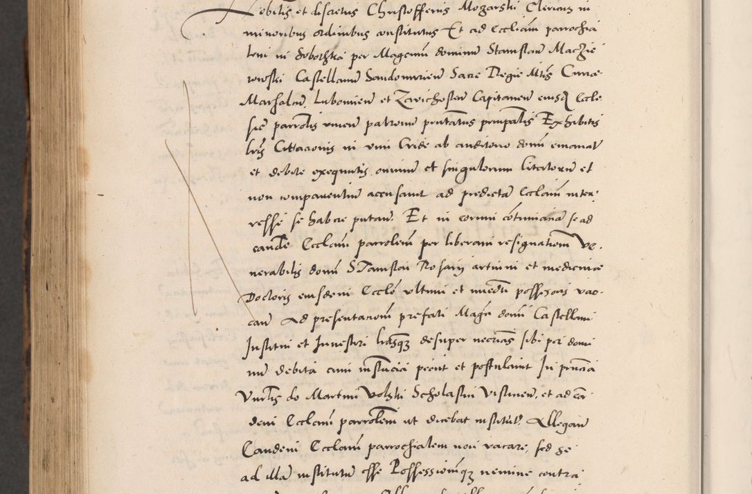 Zdjęcie nr 1132 dla obiektu archiwalnego: Acta actorum causarum, sentenciarum diffinitivarum quam interloquutiorum, decretorum, obligationum, quietationum et constitutionum procuratorum coram reverndo domino Petri Porembski preposito Ossviencimensi, canonico et officiali Cracoviensi generali ad annum Dimini 1556, inditione quatuor decima, pontificatus sanctissimi in Christo patris domini Pauli divina providencia pape IIII anno ispius.