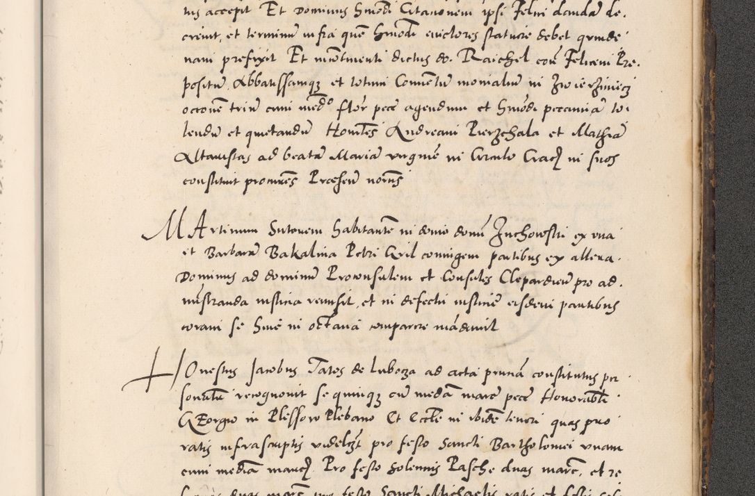 Zdjęcie nr 1121 dla obiektu archiwalnego: Acta actorum causarum, sentenciarum diffinitivarum quam interloquutiorum, decretorum, obligationum, quietationum et constitutionum procuratorum coram reverndo domino Petri Porembski preposito Ossviencimensi, canonico et officiali Cracoviensi generali ad annum Dimini 1556, inditione quatuor decima, pontificatus sanctissimi in Christo patris domini Pauli divina providencia pape IIII anno ispius.