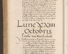 Zdjęcie nr 1112 dla obiektu archiwalnego: Acta actorum causarum, sentenciarum diffinitivarum quam interloquutiorum, decretorum, obligationum, quietationum et constitutionum procuratorum coram reverndo domino Petri Porembski preposito Ossviencimensi, canonico et officiali Cracoviensi generali ad annum Dimini 1556, inditione quatuor decima, pontificatus sanctissimi in Christo patris domini Pauli divina providencia pape IIII anno ispius.