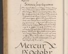Zdjęcie nr 1106 dla obiektu archiwalnego: Acta actorum causarum, sentenciarum diffinitivarum quam interloquutiorum, decretorum, obligationum, quietationum et constitutionum procuratorum coram reverndo domino Petri Porembski preposito Ossviencimensi, canonico et officiali Cracoviensi generali ad annum Dimini 1556, inditione quatuor decima, pontificatus sanctissimi in Christo patris domini Pauli divina providencia pape IIII anno ispius.