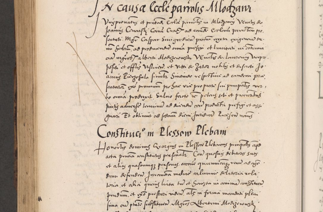 Zdjęcie nr 1096 dla obiektu archiwalnego: Acta actorum causarum, sentenciarum diffinitivarum quam interloquutiorum, decretorum, obligationum, quietationum et constitutionum procuratorum coram reverndo domino Petri Porembski preposito Ossviencimensi, canonico et officiali Cracoviensi generali ad annum Dimini 1556, inditione quatuor decima, pontificatus sanctissimi in Christo patris domini Pauli divina providencia pape IIII anno ispius.