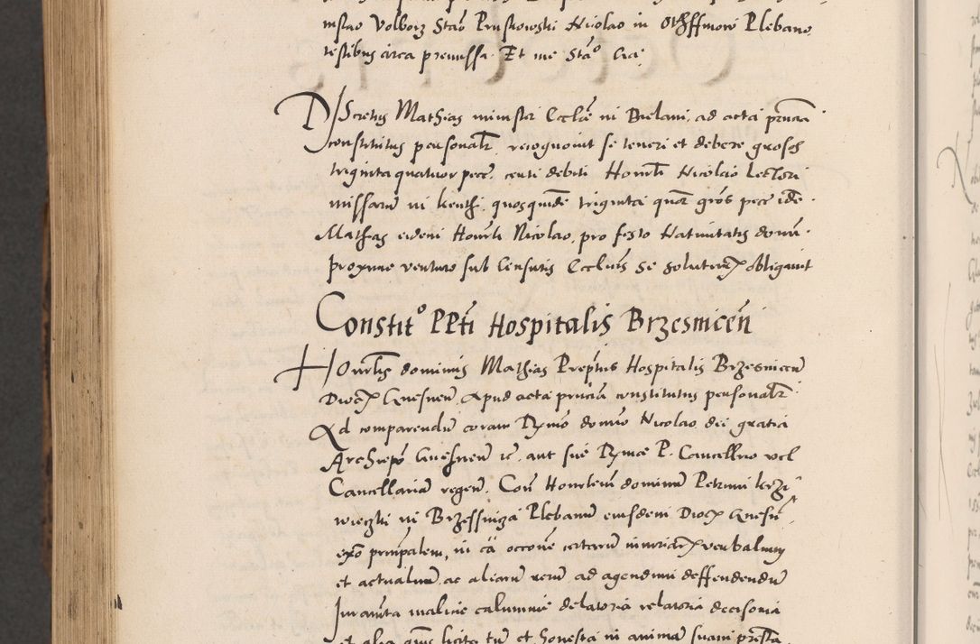 Zdjęcie nr 1094 dla obiektu archiwalnego: Acta actorum causarum, sentenciarum diffinitivarum quam interloquutiorum, decretorum, obligationum, quietationum et constitutionum procuratorum coram reverndo domino Petri Porembski preposito Ossviencimensi, canonico et officiali Cracoviensi generali ad annum Dimini 1556, inditione quatuor decima, pontificatus sanctissimi in Christo patris domini Pauli divina providencia pape IIII anno ispius.
