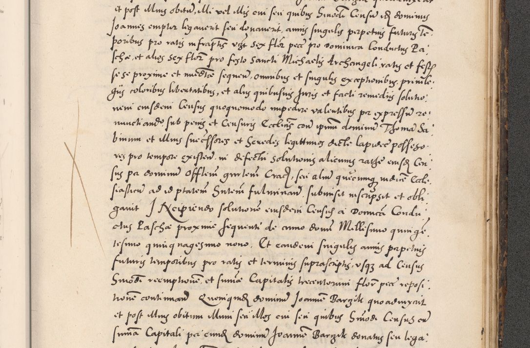 Zdjęcie nr 1091 dla obiektu archiwalnego: Acta actorum causarum, sentenciarum diffinitivarum quam interloquutiorum, decretorum, obligationum, quietationum et constitutionum procuratorum coram reverndo domino Petri Porembski preposito Ossviencimensi, canonico et officiali Cracoviensi generali ad annum Dimini 1556, inditione quatuor decima, pontificatus sanctissimi in Christo patris domini Pauli divina providencia pape IIII anno ispius.