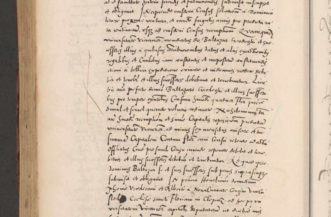 Zdjęcie nr 1082 dla obiektu archiwalnego: Acta actorum causarum, sentenciarum diffinitivarum quam interloquutiorum, decretorum, obligationum, quietationum et constitutionum procuratorum coram reverndo domino Petri Porembski preposito Ossviencimensi, canonico et officiali Cracoviensi generali ad annum Dimini 1556, inditione quatuor decima, pontificatus sanctissimi in Christo patris domini Pauli divina providencia pape IIII anno ispius.