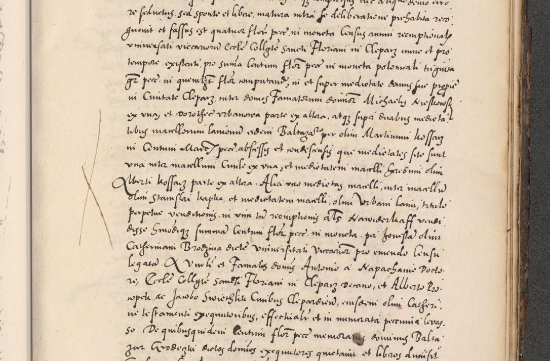 Zdjęcie nr 1081 dla obiektu archiwalnego: Acta actorum causarum, sentenciarum diffinitivarum quam interloquutiorum, decretorum, obligationum, quietationum et constitutionum procuratorum coram reverndo domino Petri Porembski preposito Ossviencimensi, canonico et officiali Cracoviensi generali ad annum Dimini 1556, inditione quatuor decima, pontificatus sanctissimi in Christo patris domini Pauli divina providencia pape IIII anno ispius.