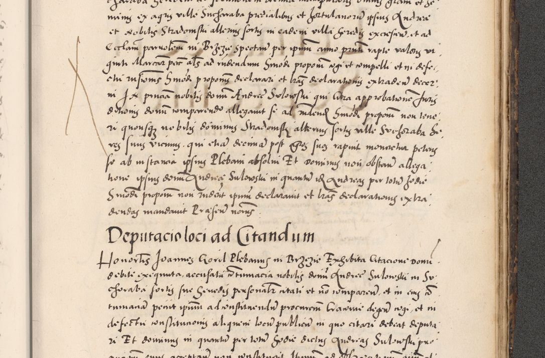 Zdjęcie nr 1067 dla obiektu archiwalnego: Acta actorum causarum, sentenciarum diffinitivarum quam interloquutiorum, decretorum, obligationum, quietationum et constitutionum procuratorum coram reverndo domino Petri Porembski preposito Ossviencimensi, canonico et officiali Cracoviensi generali ad annum Dimini 1556, inditione quatuor decima, pontificatus sanctissimi in Christo patris domini Pauli divina providencia pape IIII anno ispius.