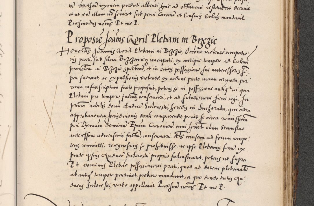 Zdjęcie nr 1055 dla obiektu archiwalnego: Acta actorum causarum, sentenciarum diffinitivarum quam interloquutiorum, decretorum, obligationum, quietationum et constitutionum procuratorum coram reverndo domino Petri Porembski preposito Ossviencimensi, canonico et officiali Cracoviensi generali ad annum Dimini 1556, inditione quatuor decima, pontificatus sanctissimi in Christo patris domini Pauli divina providencia pape IIII anno ispius.