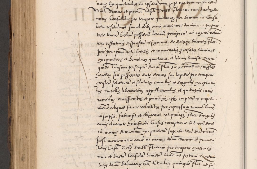 Zdjęcie nr 1024 dla obiektu archiwalnego: Acta actorum causarum, sentenciarum diffinitivarum quam interloquutiorum, decretorum, obligationum, quietationum et constitutionum procuratorum coram reverndo domino Petri Porembski preposito Ossviencimensi, canonico et officiali Cracoviensi generali ad annum Dimini 1556, inditione quatuor decima, pontificatus sanctissimi in Christo patris domini Pauli divina providencia pape IIII anno ispius.