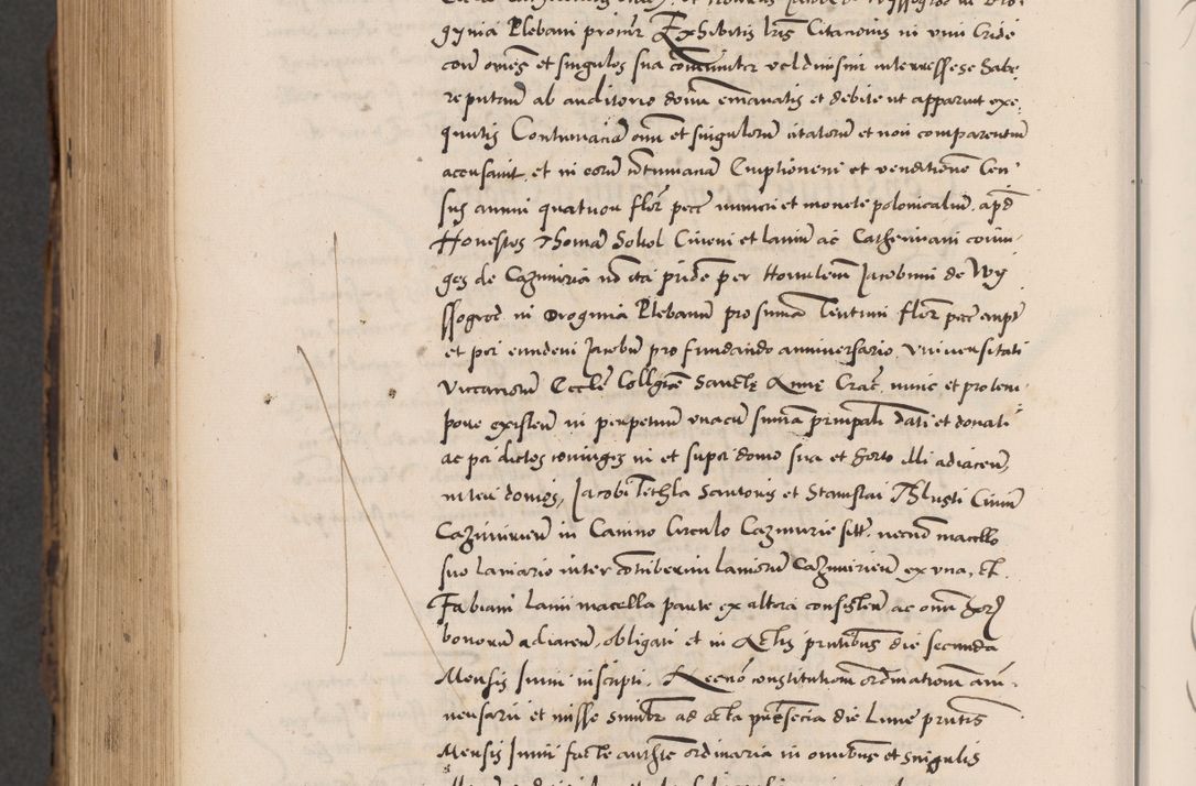 Zdjęcie nr 1014 dla obiektu archiwalnego: Acta actorum causarum, sentenciarum diffinitivarum quam interloquutiorum, decretorum, obligationum, quietationum et constitutionum procuratorum coram reverndo domino Petri Porembski preposito Ossviencimensi, canonico et officiali Cracoviensi generali ad annum Dimini 1556, inditione quatuor decima, pontificatus sanctissimi in Christo patris domini Pauli divina providencia pape IIII anno ispius.