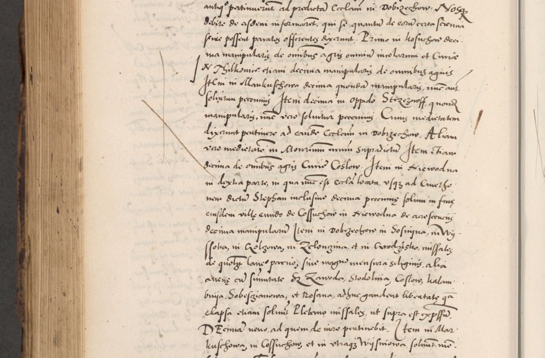 Zdjęcie nr 976 dla obiektu archiwalnego: Acta actorum causarum, sentenciarum diffinitivarum quam interloquutiorum, decretorum, obligationum, quietationum et constitutionum procuratorum coram reverndo domino Petri Porembski preposito Ossviencimensi, canonico et officiali Cracoviensi generali ad annum Dimini 1556, inditione quatuor decima, pontificatus sanctissimi in Christo patris domini Pauli divina providencia pape IIII anno ispius.