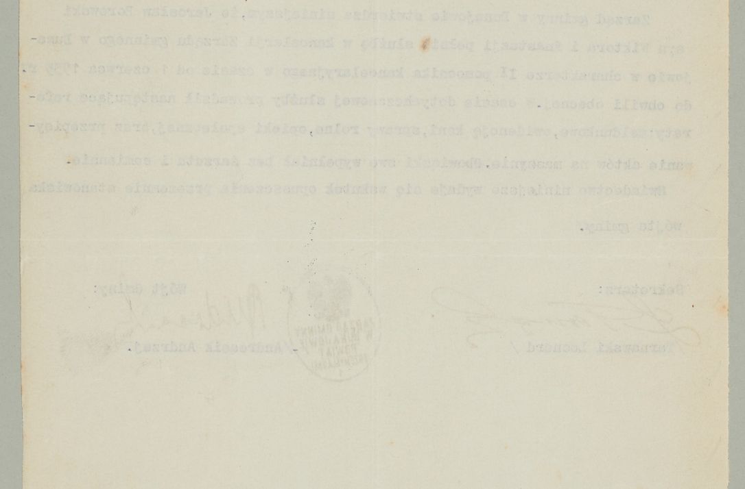Zdjęcie nr 288 dla obiektu archiwalnego: Korespondencja do Głównego Zarządu Dóbr Arcybiskupich za lata 1921-1938