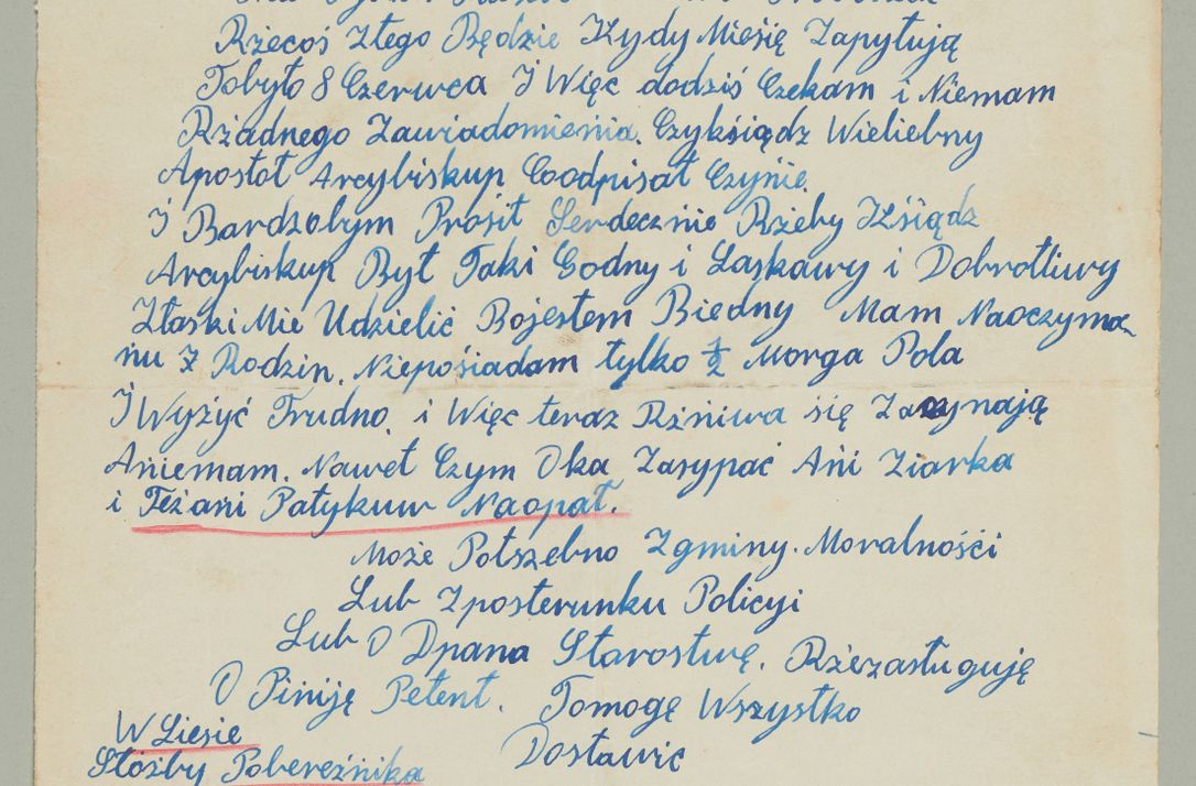 Zdjęcie nr 261 dla obiektu archiwalnego: Korespondencja do Głównego Zarządu Dóbr Arcybiskupich za lata 1921-1938
