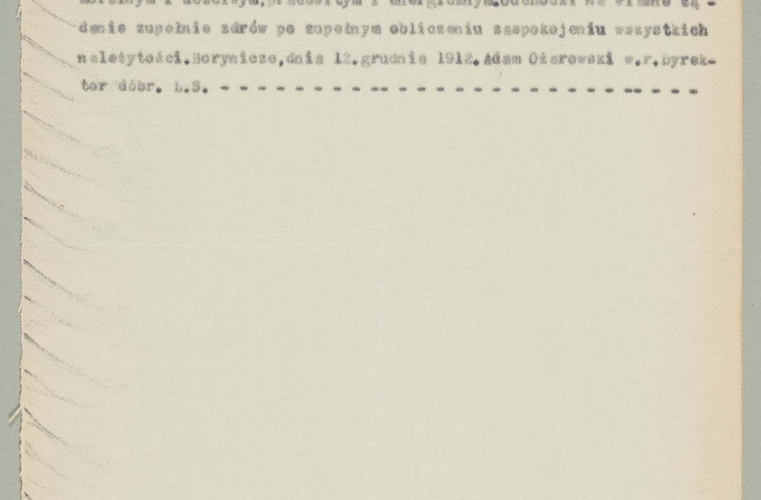 Zdjęcie nr 239 dla obiektu archiwalnego: Korespondencja do Głównego Zarządu Dóbr Arcybiskupich za lata 1921-1938