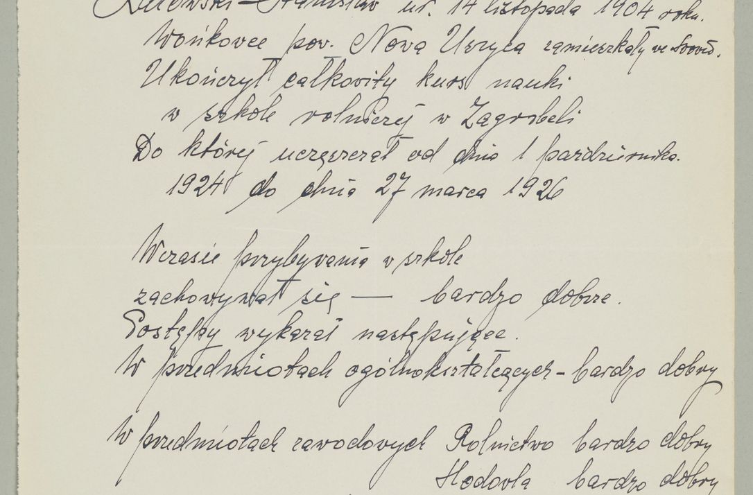 Zdjęcie nr 243 dla obiektu archiwalnego: Korespondencja do Głównego Zarządu Dóbr Arcybiskupich za lata 1921-1938