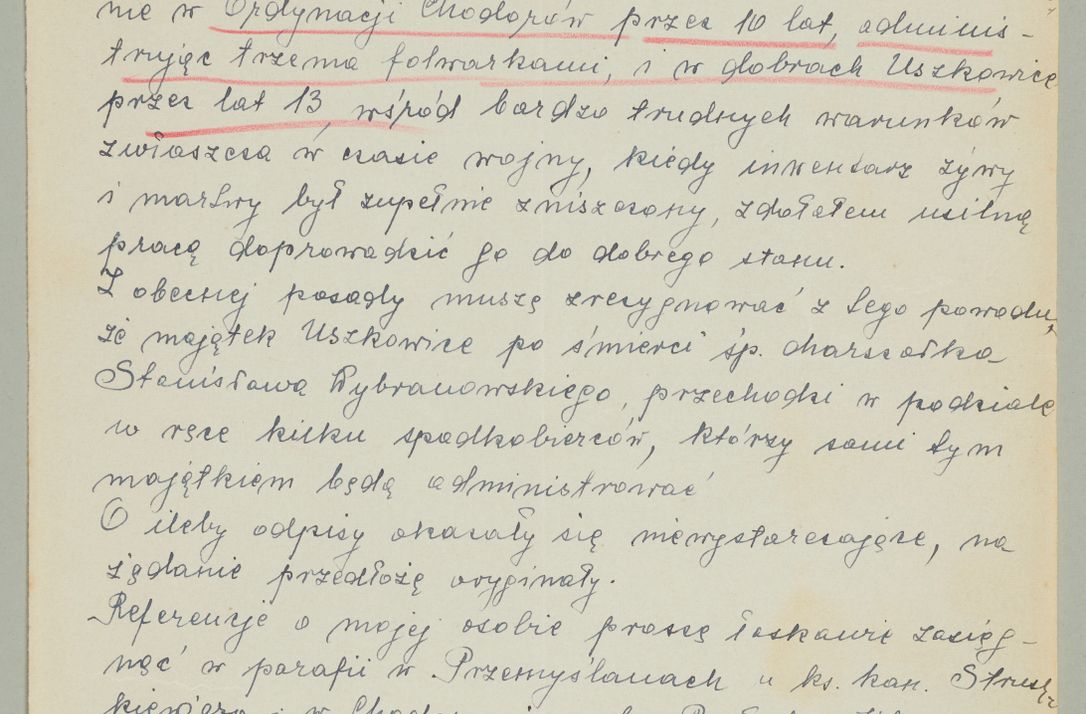 Zdjęcie nr 231 dla obiektu archiwalnego: Korespondencja do Głównego Zarządu Dóbr Arcybiskupich za lata 1921-1938