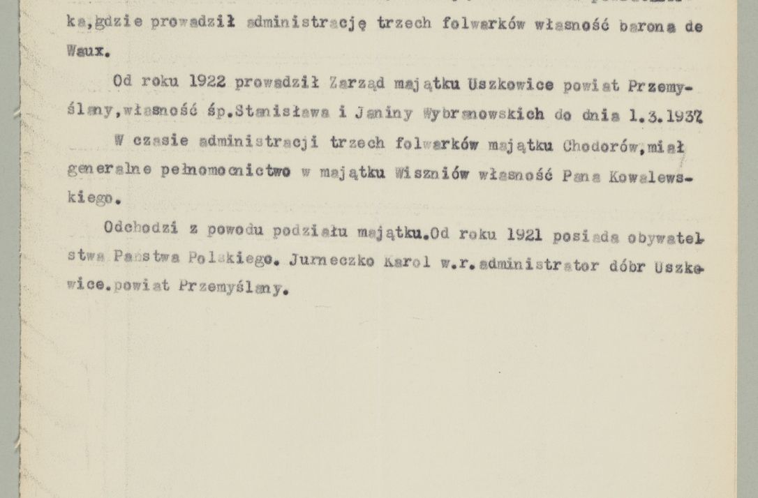 Zdjęcie nr 235 dla obiektu archiwalnego: Korespondencja do Głównego Zarządu Dóbr Arcybiskupich za lata 1921-1938