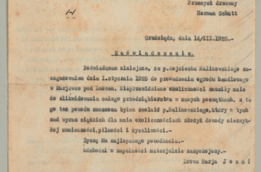 Zdjęcie nr 216 dla obiektu archiwalnego: Korespondencja do Głównego Zarządu Dóbr Arcybiskupich za lata 1921-1938