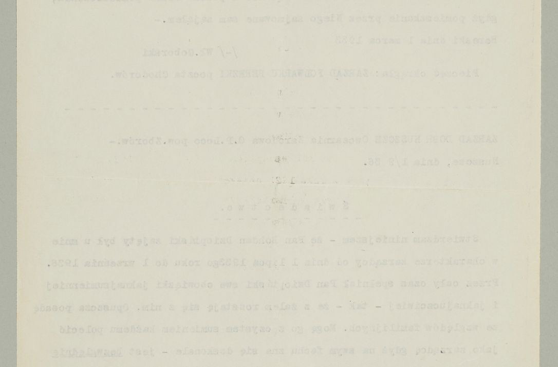 Zdjęcie nr 198 dla obiektu archiwalnego: Korespondencja do Głównego Zarządu Dóbr Arcybiskupich za lata 1921-1938