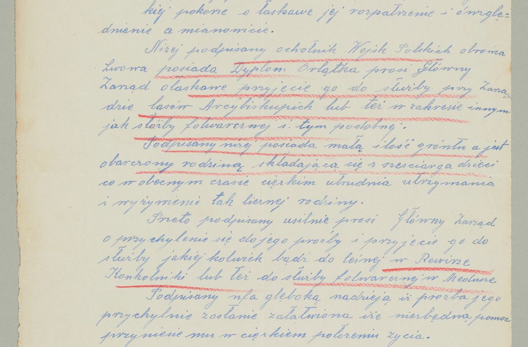 Zdjęcie nr 193 dla obiektu archiwalnego: Korespondencja do Głównego Zarządu Dóbr Arcybiskupich za lata 1921-1938