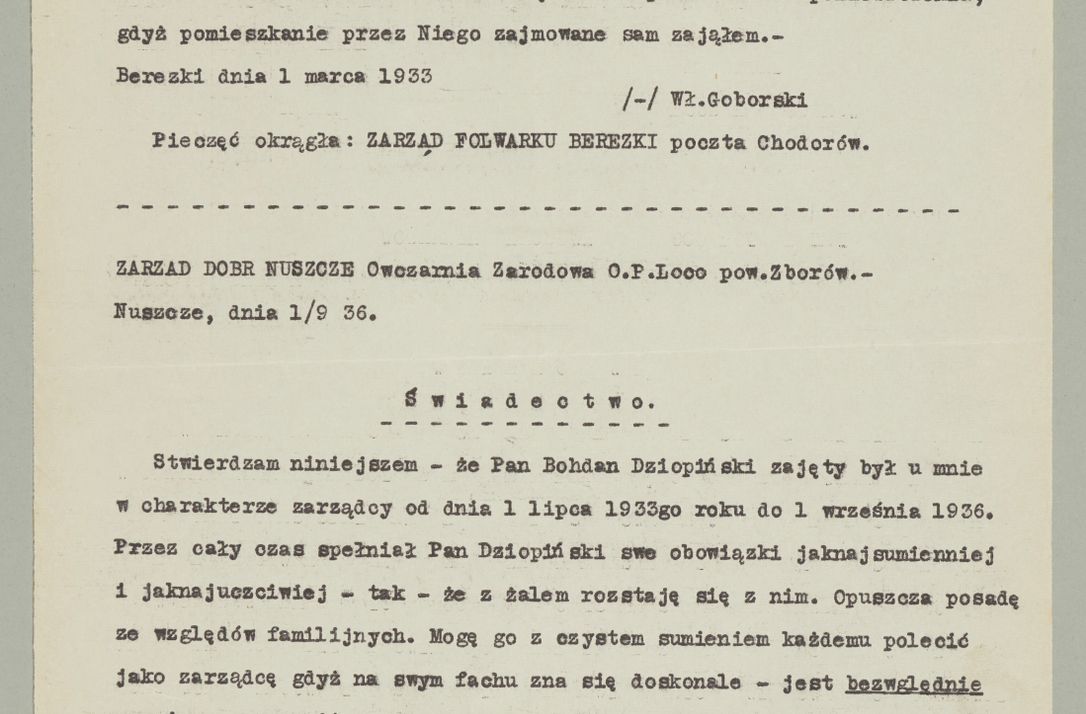Zdjęcie nr 197 dla obiektu archiwalnego: Korespondencja do Głównego Zarządu Dóbr Arcybiskupich za lata 1921-1938