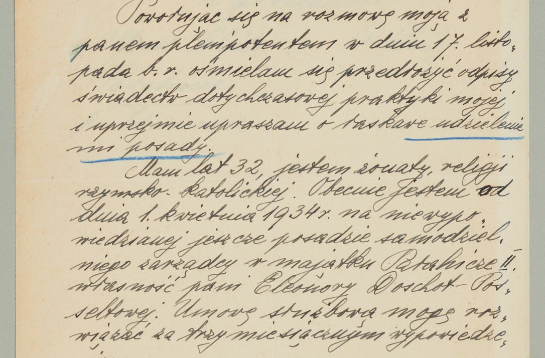 Zdjęcie nr 185 dla obiektu archiwalnego: Korespondencja do Głównego Zarządu Dóbr Arcybiskupich za lata 1921-1938