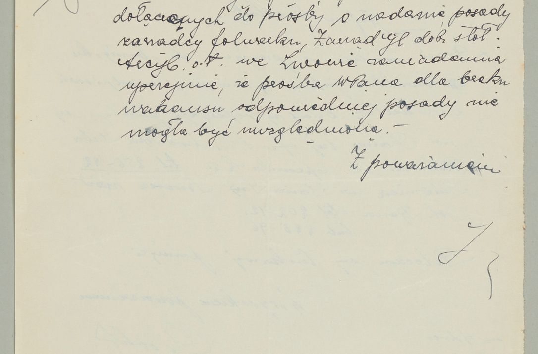 Zdjęcie nr 158 dla obiektu archiwalnego: Korespondencja do Głównego Zarządu Dóbr Arcybiskupich za lata 1921-1938