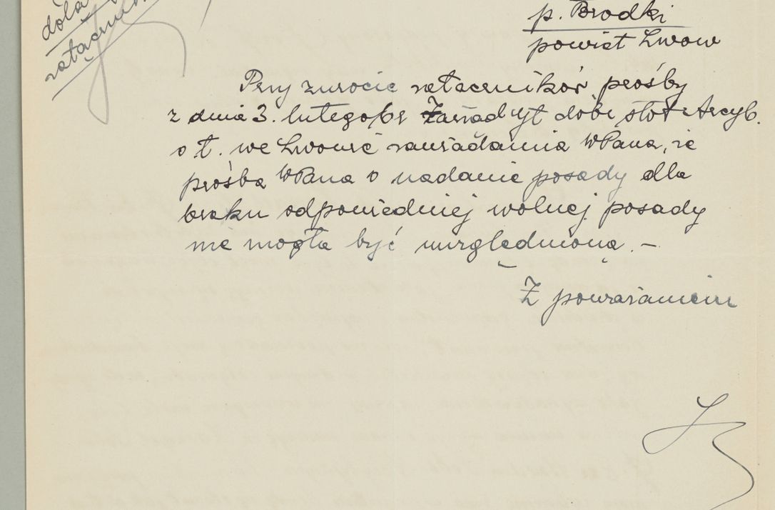 Zdjęcie nr 148 dla obiektu archiwalnego: Korespondencja do Głównego Zarządu Dóbr Arcybiskupich za lata 1921-1938