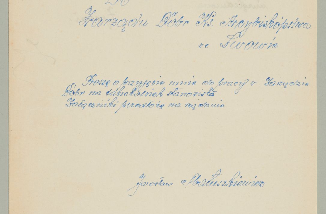 Zdjęcie nr 135 dla obiektu archiwalnego: Korespondencja do Głównego Zarządu Dóbr Arcybiskupich za lata 1921-1938