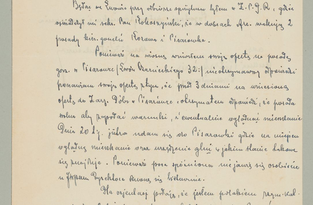 Zdjęcie nr 129 dla obiektu archiwalnego: Korespondencja do Głównego Zarządu Dóbr Arcybiskupich za lata 1921-1938