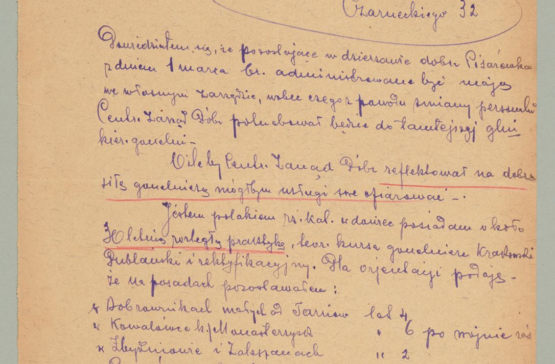 Zdjęcie nr 117 dla obiektu archiwalnego: Korespondencja do Głównego Zarządu Dóbr Arcybiskupich za lata 1921-1938
