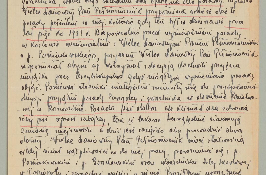 Zdjęcie nr 109 dla obiektu archiwalnego: Korespondencja do Głównego Zarządu Dóbr Arcybiskupich za lata 1921-1938