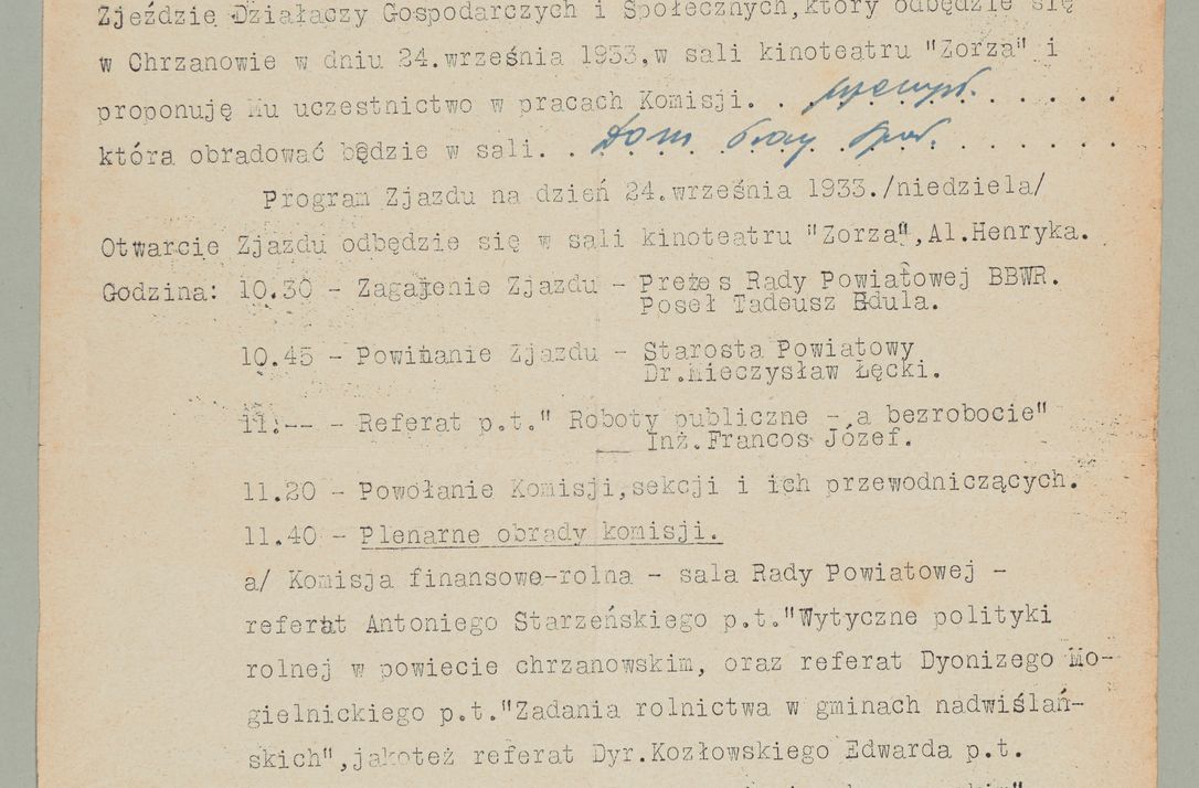 Zdjęcie nr 76 dla obiektu archiwalnego: Korespondencja do Głównego Zarządu Dóbr Arcybiskupich za lata 1921-1938