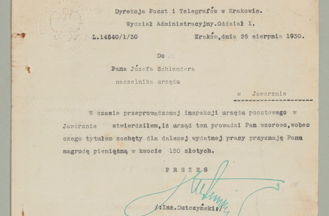 Zdjęcie nr 74 dla obiektu archiwalnego: Korespondencja do Głównego Zarządu Dóbr Arcybiskupich za lata 1921-1938