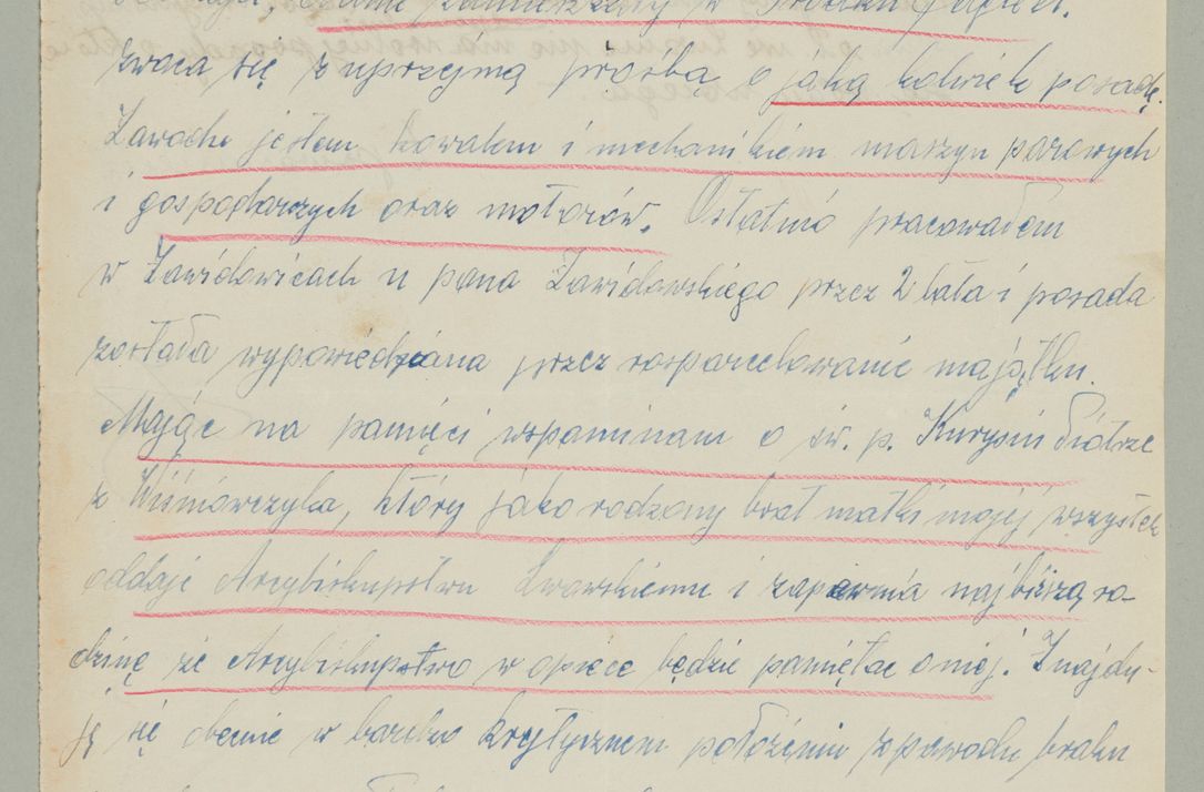 Zdjęcie nr 68 dla obiektu archiwalnego: Korespondencja do Głównego Zarządu Dóbr Arcybiskupich za lata 1921-1938